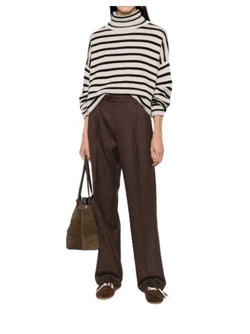 Lisa YangMaglione Zerlina a righe Lisa Yang | 2026465ODS OYSTER/DARKOAK